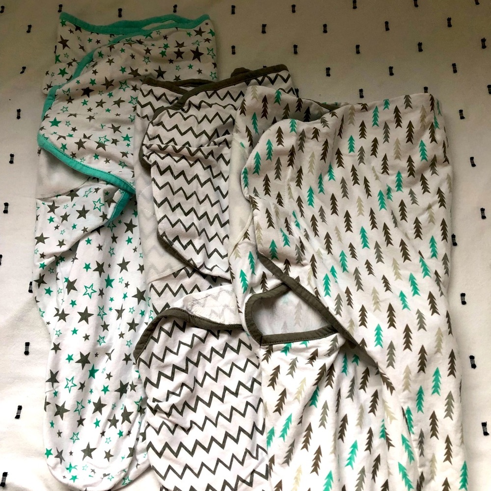 Velcro swaddle